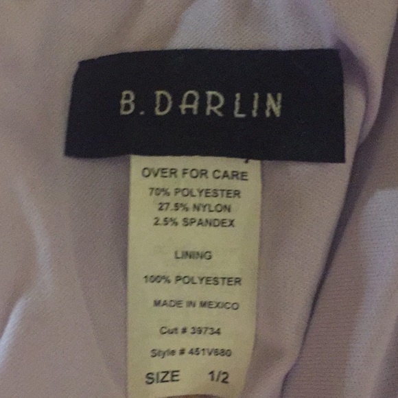 Dillards formal sequins lavender fitted dress - Picture 4 of 5